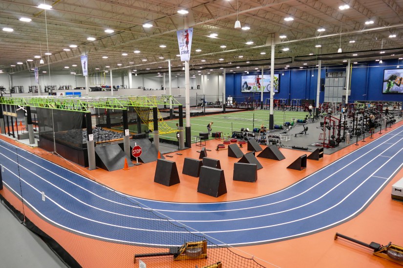 200-meter indoor track 